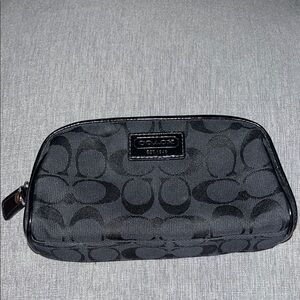 Coach Black Toiletry Bag